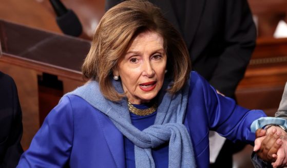 Rep. Nancy Pelosi arrives for the first day of the 119th Congress in the House Chamber of the U.S. Capitol Building in Washington, D.C., on Friday.