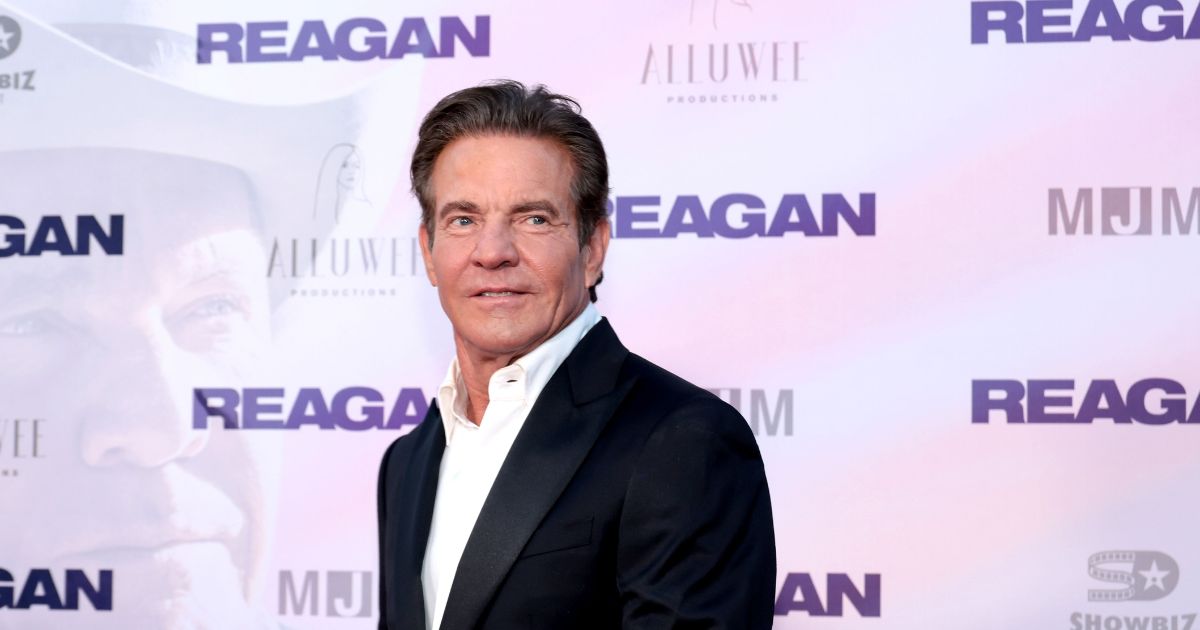 Dennis Quaid attends the Los Angeles Premiere of "Reagan" at TCL Chinese Theatre on August 20, 2024, in Hollywood, California.