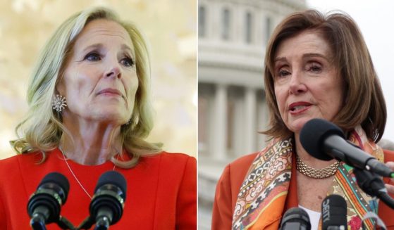 First lady Jill Biden, left, expressed disappointment with former House Speaker Nancy Pelosi and others over the treatment her husband, President Joe Biden, received from Democrats with whom they had been friends for nearly half a century, according to a Washington Post report.