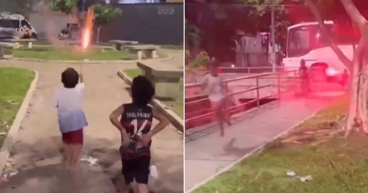 Priceless: Little Boy Gets Roman Candle, ‘Goes from Harry Potter to Voldemort’ in No Time Flat