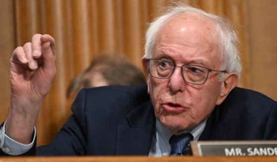 Senator Bernie Sanders, Independent from Vermont, questions investor and hedge fund manager Scott Bessent during a Senate Finance Committee hearing on Bessent's nomination to be Secretary of the Treasury, on Capitol Hill in Washington, D.C., on January 16, 2025.