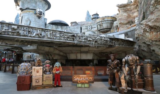 A "Skeleton Crew" launch event is held at Disneyland in Anaheim, California, on Dec. 2.