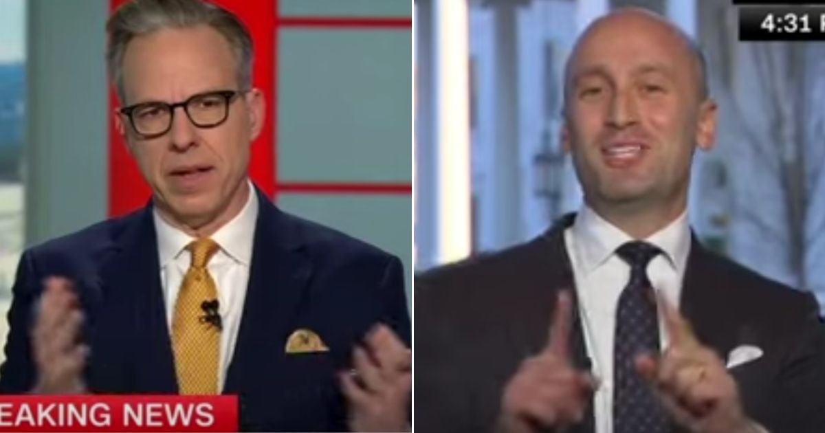 Watch Jake Tapper Run for the Hills as Stephen Miller Catches Him in Desperate Claim on Live TV