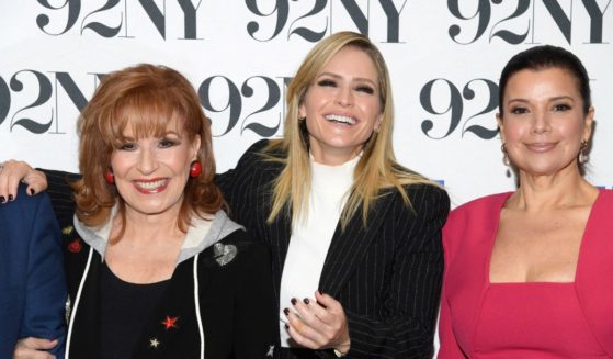 Joy Behar, Sara Haines, and Ana Navarro attend a discussion of The View's "Behind the Table" podcast at 92NY on October 8, 2024, in New York City.