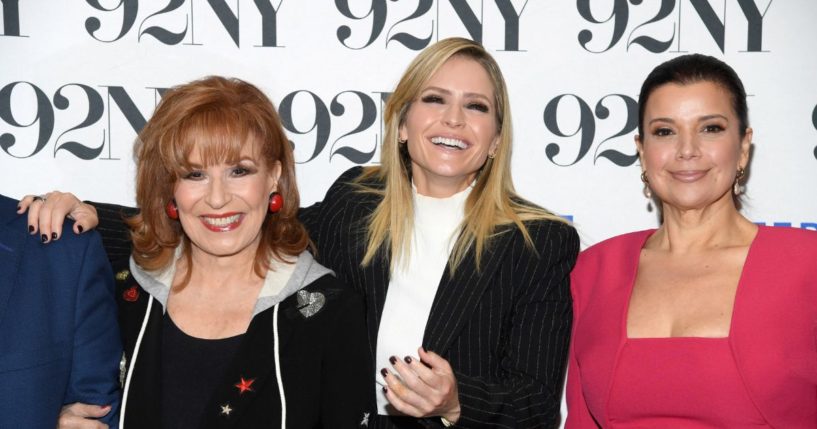 Joy Behar, Sara Haines, and Ana Navarro attend a discussion of The View's 