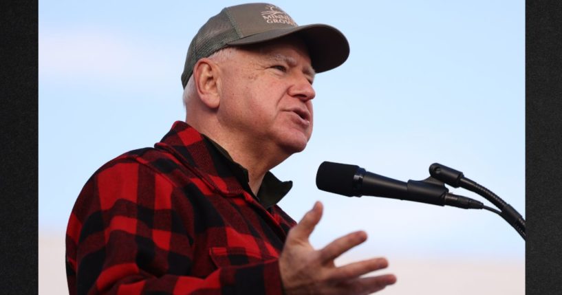 Failed Democratic Vice Presidential candidate Tim Walz tried to one-up President-elect Donald Trump in a social media post, but his mocking remark backfired.