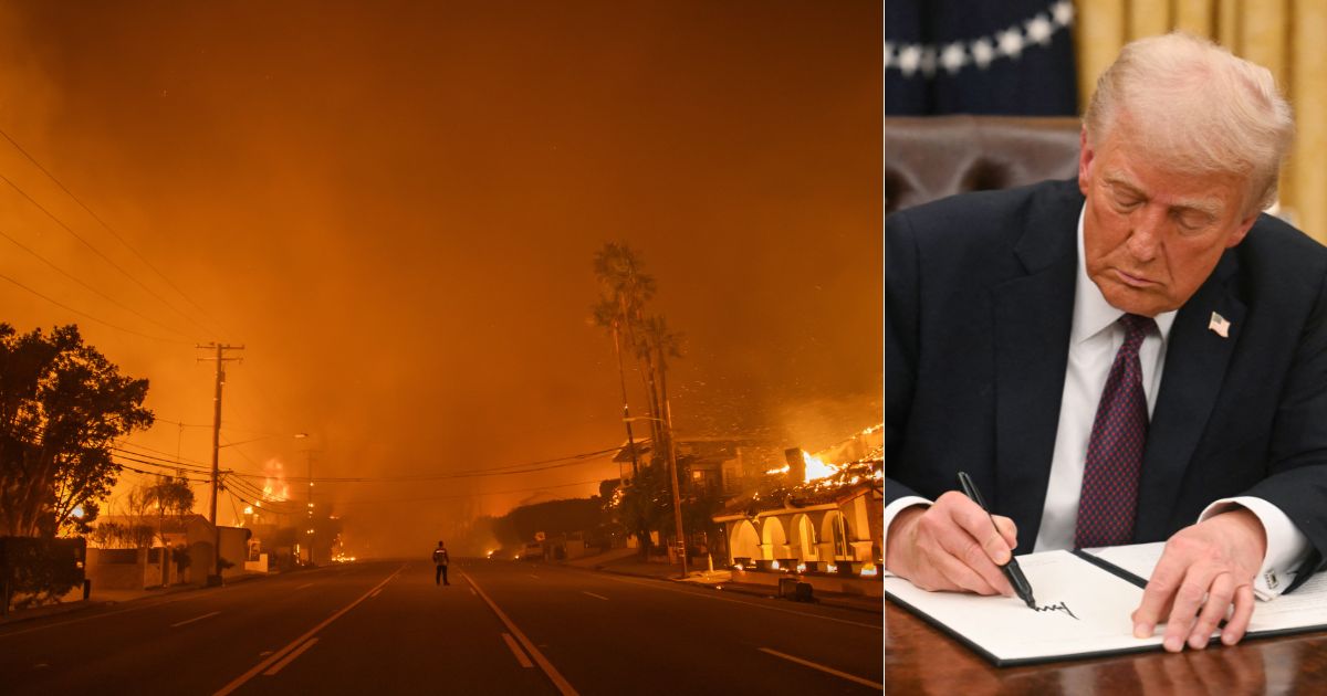 Trump Just Gave the Fire Victims in LA a Long Overdue Present, Will Instantly Reroute Water