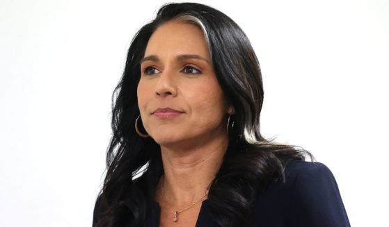 President-elect Donald Trump's nominee to be Director of National Intelligence, former Rep. Tulsi Gabbard, leaves a meeting with Sen. John Cornyn at the Hart Senate Office Building in Washington, D.C., on Dec. 18.