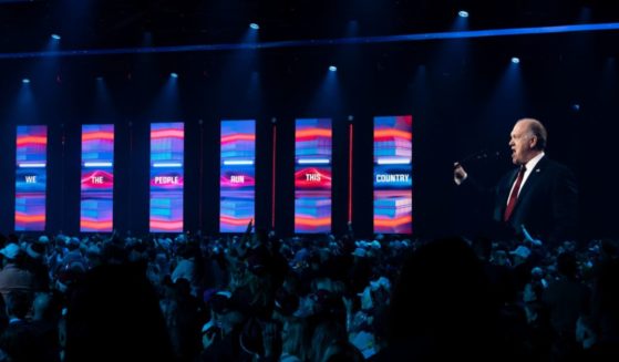 Border czar Tom Homan speaks during Turning Point USA's AmericaFest at the Phoenix Convention Center on December 22, 2024 in Phoenix, Arizona.