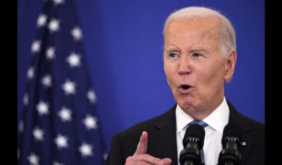 U.S. President Joe Biden delivers a speech about his foreign policy achievements in the Ben Franklin Room at the State Department's Harry S. Truman headquarters building on January 13, 2025 in Washington, DC.