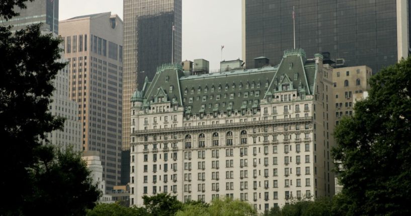 The Plaza Hotel is seen August 11, 2004 in New York City.