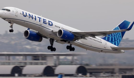 A Unted Airlines Boeing 757, similar to the one seen in this file photo from September, suffered an in-flight emergency Tuesday after taking off from Newark, New Jersey.