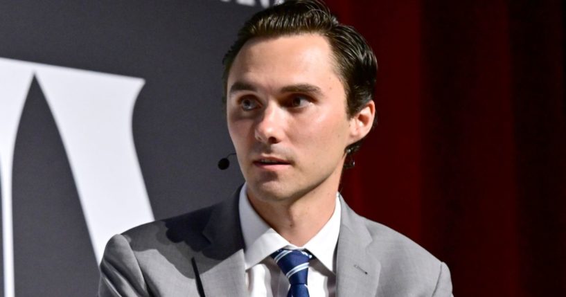 Gun-control activist David Hogg , 24, seen in a September photo, was elected vice chair of the Democratic National Committee Saturday.