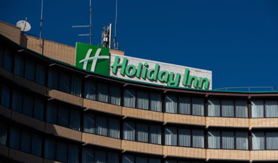 A general view of the Holiday Inn at Melbourne Airport in Australia on April 8, 2021.