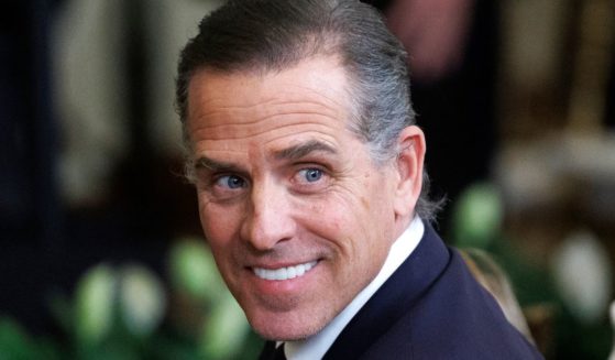 Hunter Biden looks on from the East Room of the White House in Washington, D.C., during a Medal of Freedom ceremony on Jan. 4.