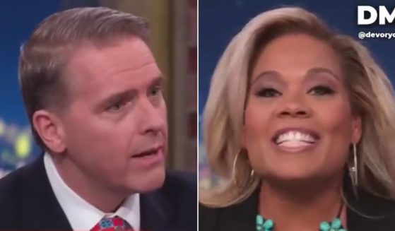 CNN's Scott Jennings, left, explained Dan Bongino's qualifications to serve in the No. 2 spot in the FBI, but Tara Setmayer right, argued vehemently against the appointment.