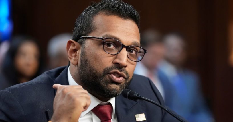 Kash Patel, President Donald Trump's choice to be director of the FBI, appears before the Senate Judiciary Committee for his confirmation hearing in Washington, D.C., on Jan. 30.