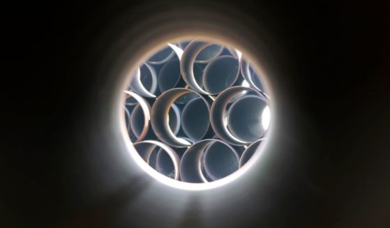 Some of the more than 350 miles of pipe awaiting shipment for the Keystone XL oil pipeline project is stored at Welspun Tubular, in Little Rock, Arkansas.