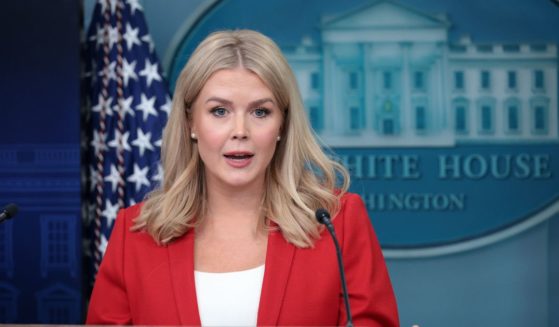 White House Press Secretary Karoline Leavitt speaks during the daily White House press briefing at the James Brady Press Briefing Room of the White House on Feb. 25, 2025, in Washington, D.C.