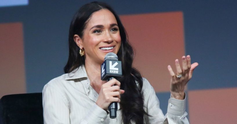 Meghan, Duchess of Sussex, speaks during South by Southwest Conference in Austin, Texas, on March 8, 2024.