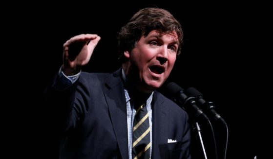 Tucker Carlson speaks at an event in Phoenix, Arizona on Oct. 31, 2024.