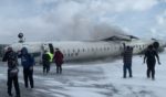 A Delta plane ended up completely upside down after a crash landing on Feb. 17.