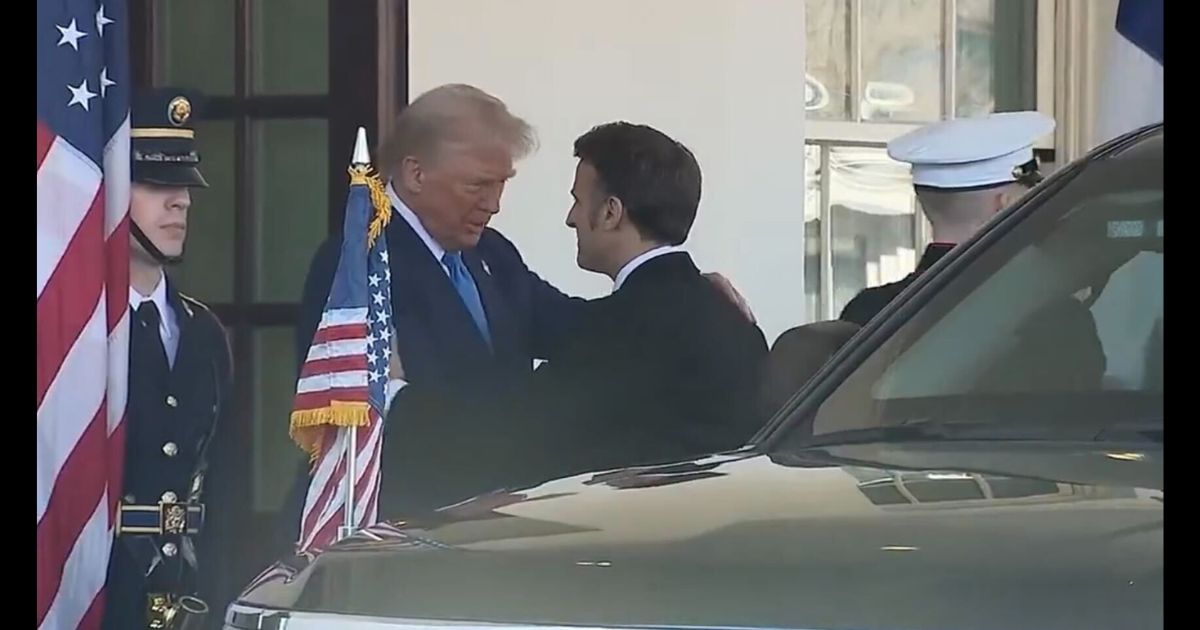 Watch: Trump and French President Macron Battle to Assert Dominance in White House Handshake