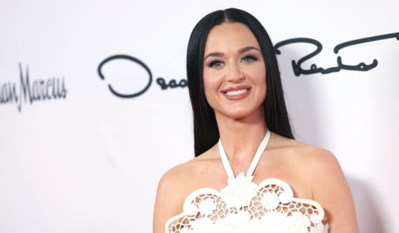 Katy Perry attends the 35th Annual Colleagues Spring Luncheon and Oscar de la Renta Fashion Show at Beverly Wilshire, A Four Seasons Hotel, on April 25, 2024, in Beverly Hills, California.