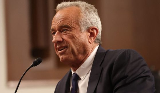 Secretary of Health and Human Services nominee Robert F. Kennedy Jr. testifies during a Senate Finance Committee hearing on his nomination on Capitol Hill in Washington, D.C. on Wednesday.