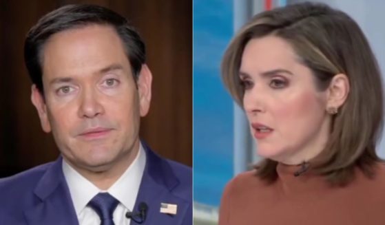 Sunday on "Face the Nation," Secretary of State Marco Rubio, left, took on Margaret Brennan, right, essentially calling her claims about free speech in Nazi Germany ridiculous.