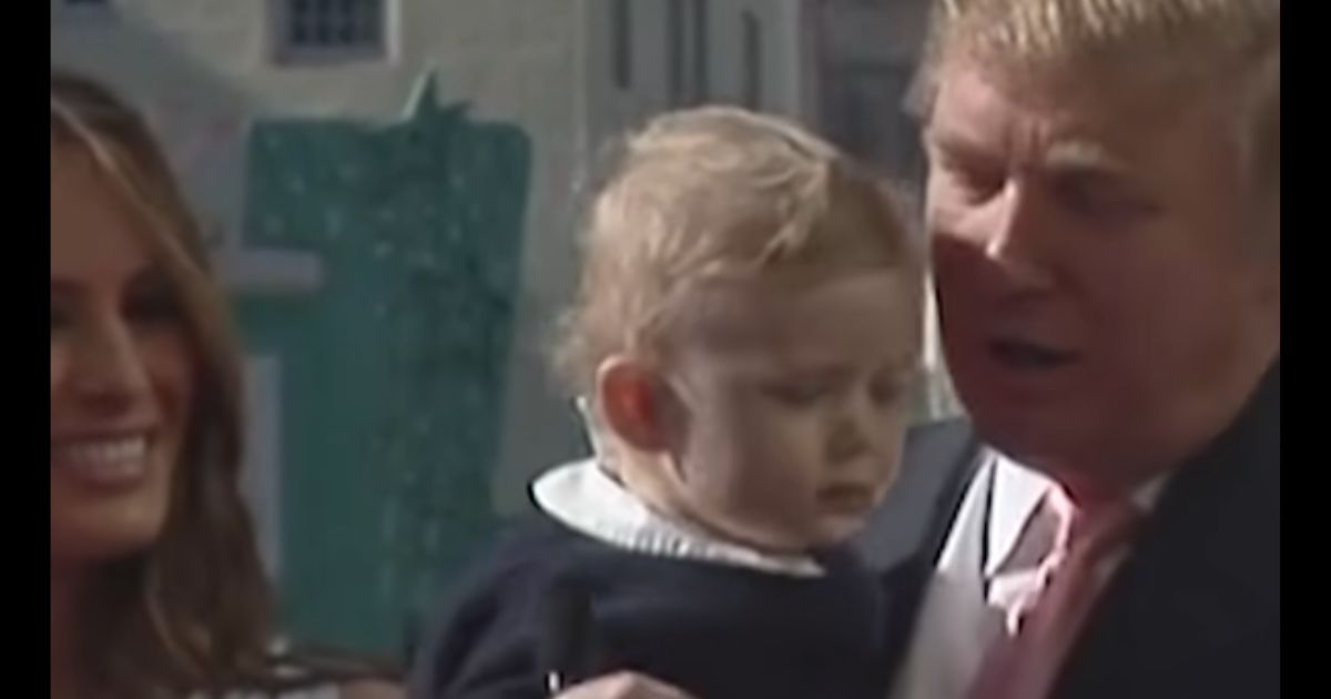 Watch: Peak Barron Cuteness – Trump Raved Baby Was Smart, Tough, Vicious, and Violent