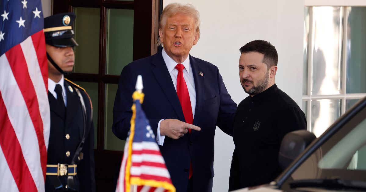 Watch: Trump Couldn’t Resist Making a Sly Comment About Zelenskyy’s Outfit as He Welcomed Him to White House