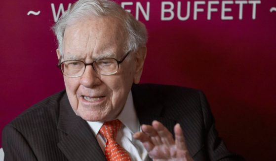 Warren Buffett speaks during a game of bridge following the annual Berkshire Hathaway shareholders meeting in Omaha, Nebraska, on May 5, 2019.