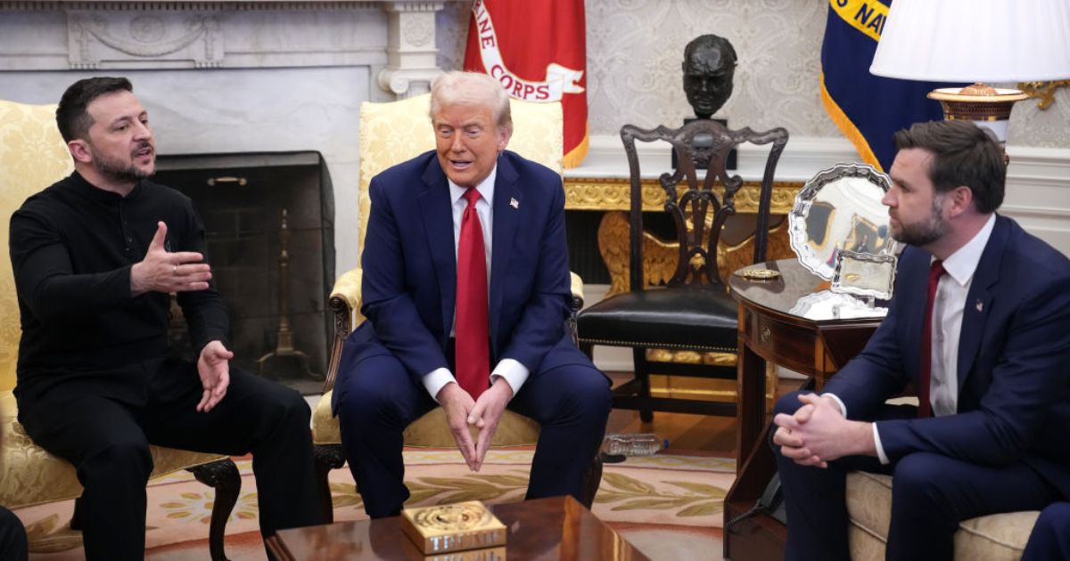 Voices Raised as Trump - Zelenskyy Oval Office Meeting Turns Extremely Heated: 'You Don't Have the Cards Right Now''