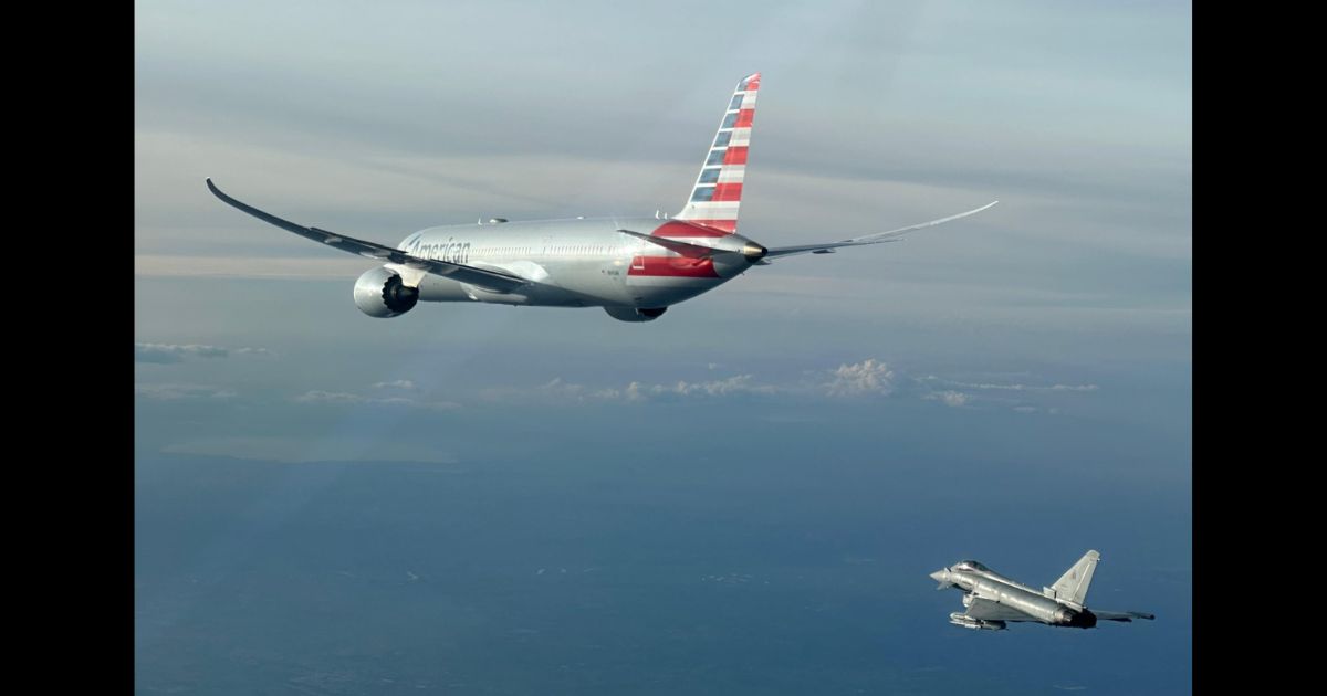 American Airlines Flight Diverted, Escorted by Fighter Jets Over ‘Possible Security Issue’