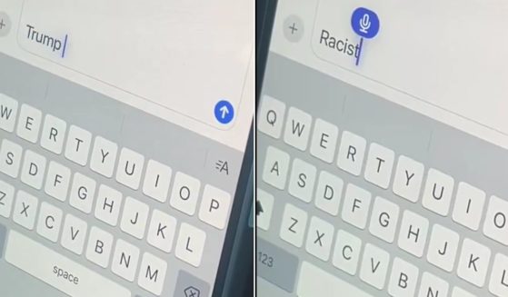 Many iPhone users speculated the issue was created by a disgruntled liberal, but Apple claimed the problem with the voice-to-text feature was a "glitch."