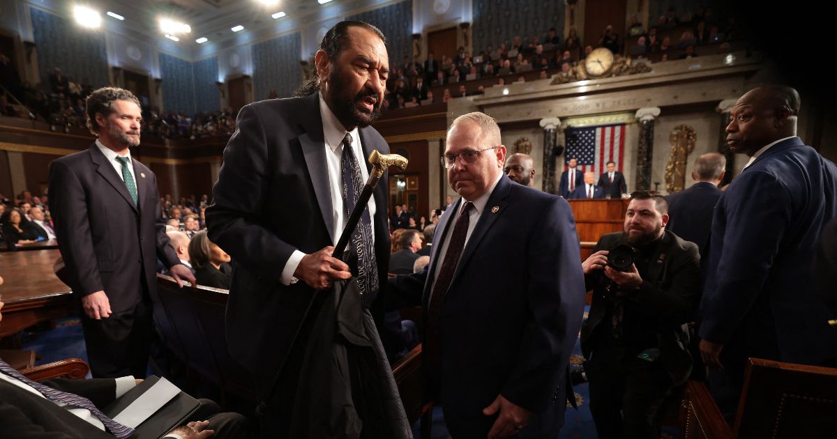 Sergeant at Arms Removes Belligerent House Democrat from Trump’s Address to Congress