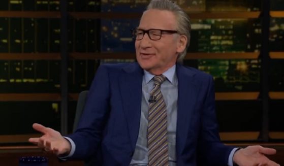 HBO host Bill Maher is pictured during a segment of Friday's episode of "Real Time."