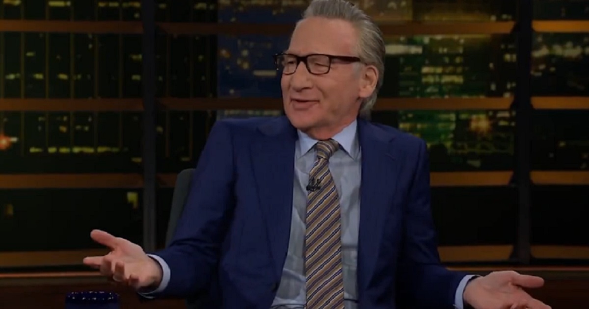 HBO host Bill Maher is pictured during a segment of Friday's episode of "Real Time."