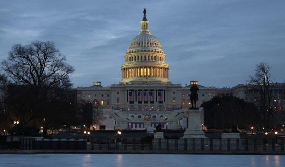 The U.S. Capitol in Washington, D.C., is shown at sunrise the day before President-elect Donald Trump's 2nd term inauguration on Jan. 19.