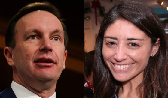 Sen. Chris Murphy, left, who recently announced a separation from his wife, was seen on a date with Tara McGowan, right, earlier this month.