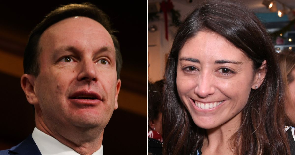 Dem Sen. Chris Murphy Cozies Up with CEO of ‘Insidious’ Propaganda Outfit After Leaving His Wife