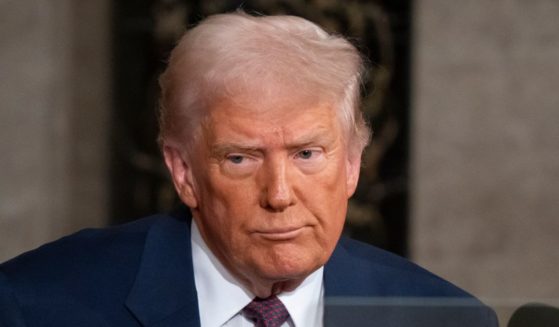 President Donald Trump addresses a joint session of Congress on Capitol Hill in Washington, D.C., on Tuesday.