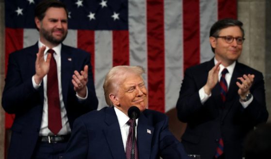 President Donald Trump delivers a speech to a joint session of Congress in the U.S. Capitol in Washington, D.C., on Tuesday.