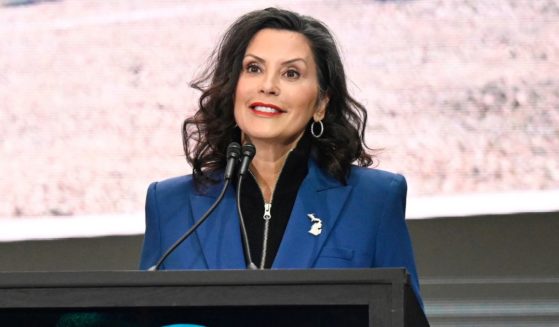 Michigan Gov. Gretchen Whitmer speaks at the Detroit Auto Show in Detroit on Jan. 15.