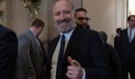 Secretary of Commerce Howard Lutnick leaves after President Donald Trump addresses a joint session of Congress on Capitol Hill in Washington, D.C., on March 4.