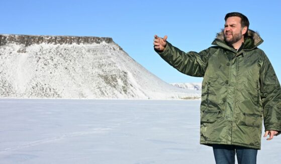 Vice President J.D. Vance tours the U.S. military's Pituffik Space Base on Friday in Pituffik, Greenland.