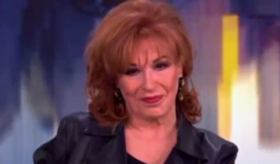 On Wednesday, "The View" co-host Joy Behar was stopped by Whoopi Goldberg before she could finishing making a statement wishing harm on President Donald Trump.