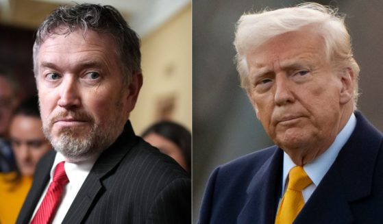 President Donald Trump, right, is facing backlash after attacking Rep. Thomas Massie, left, for not supporting the continuing resolution proposed by House Republicans to avoid a government shutdown.