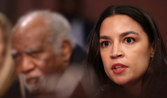 U.S. Rep. Alexandria Ocasio-Cortez (D-NY) speaks during a House Oversight and Government Reform Committee hearing on sanctuary cities' policies at the U.S. Capitol on March 05, 2025 in Washington, DC.